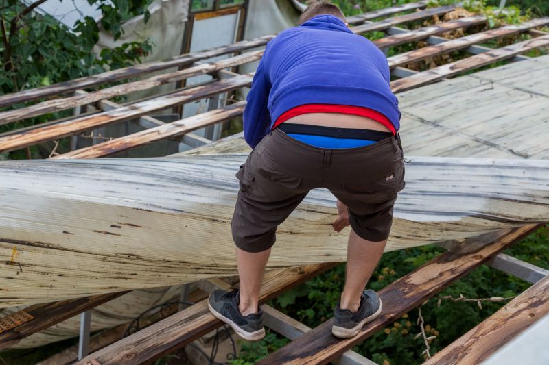 Collapsing Roof Repair